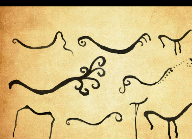 万圣节人像眼线和泪线PS笔刷