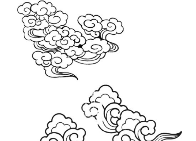 中国传统祥云装饰笔刷