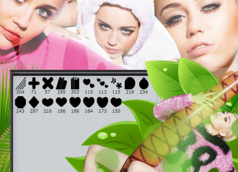 人像照片添加高光效果笔刷