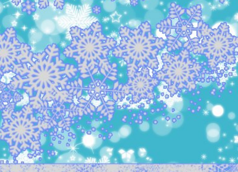 冬季超酷的雪花形状笔刷