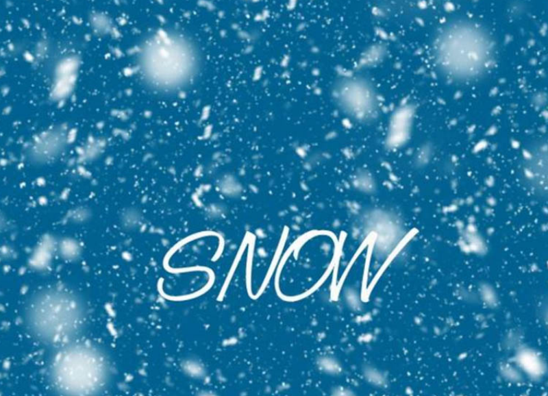 冬季雪景雪花装饰PS笔刷