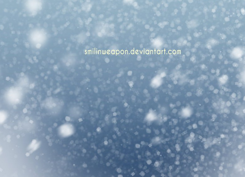 冬季雪花飘落效果PS笔刷