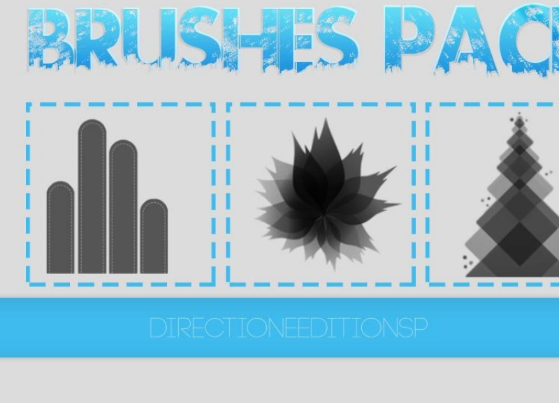 创意的艺术几何图形PS笔刷