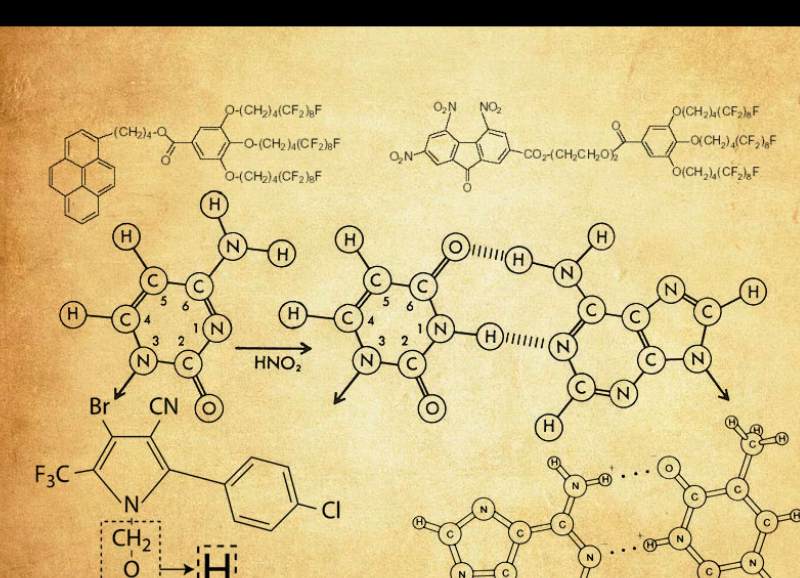 化学分子结构图PS笔刷