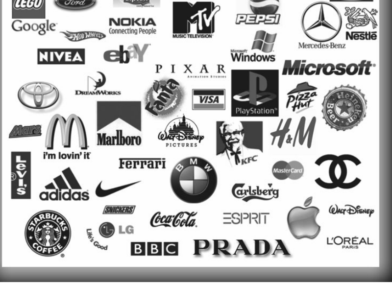 各种企业标志和LOGO设计笔刷