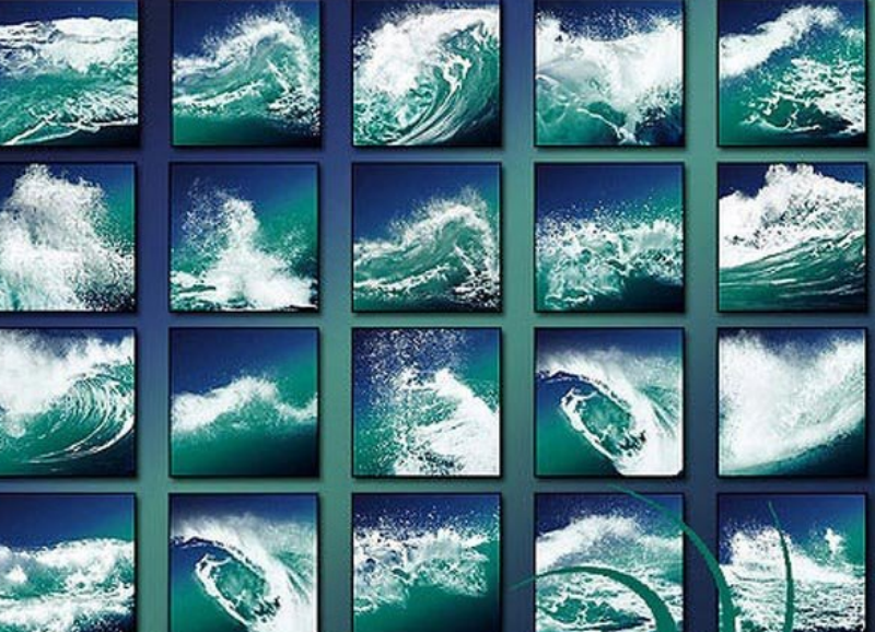 各种海浪和大海浪花笔刷