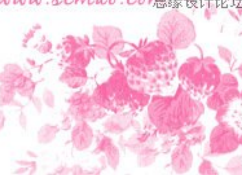 墨水花纹花朵笔刷
