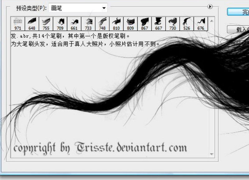 头发笔刷05
