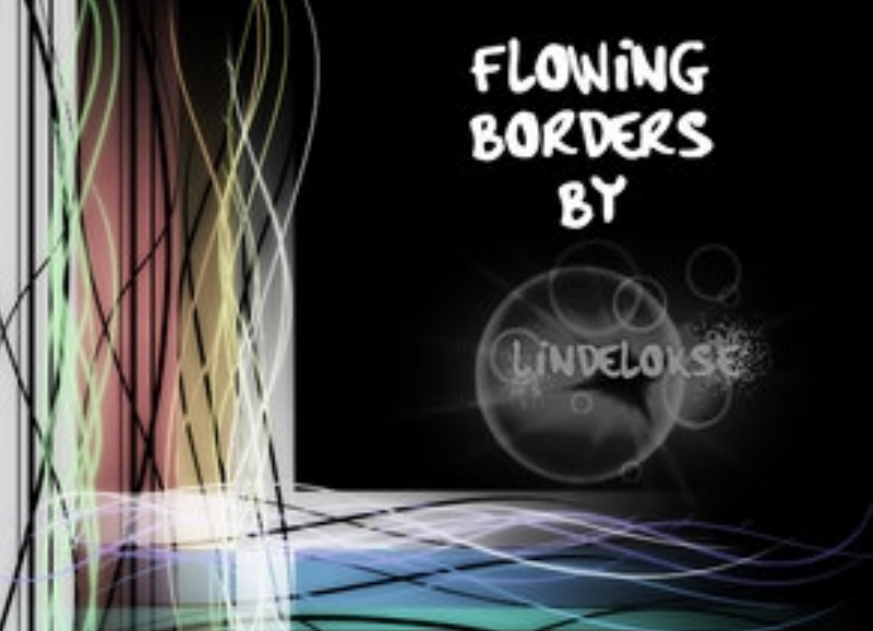 彩色线条笔刷