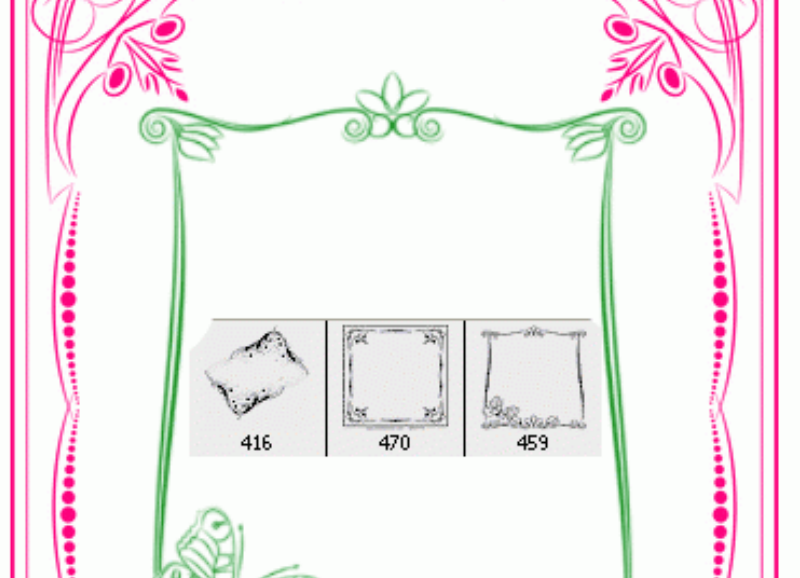 时尚艺术边框笔刷