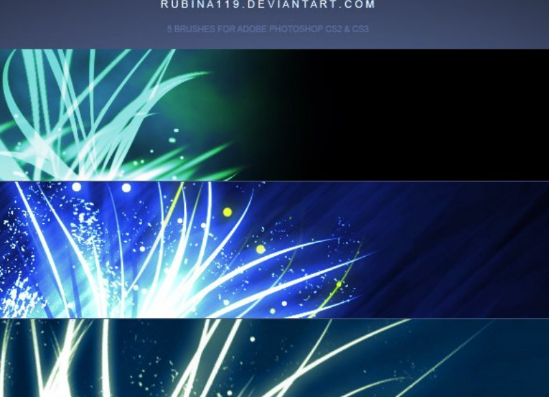 梦幻光线笔刷02