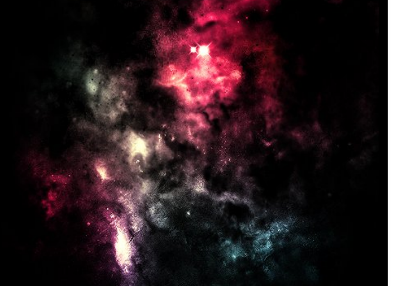 梦幻星光和星空装饰背景笔刷