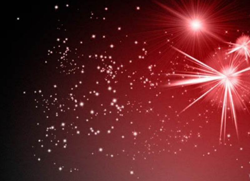 梦幻星光星点装饰效果笔刷