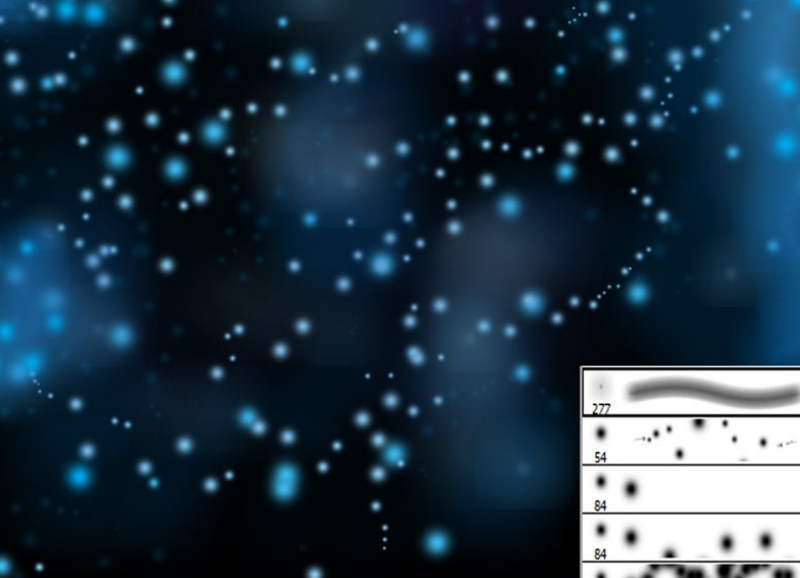 梦幻星空装饰PS笔刷