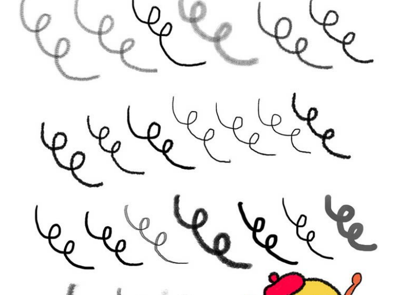 铅笔素描画PS笔刷
