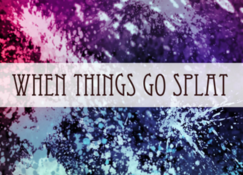 颓废喷溅笔刷
