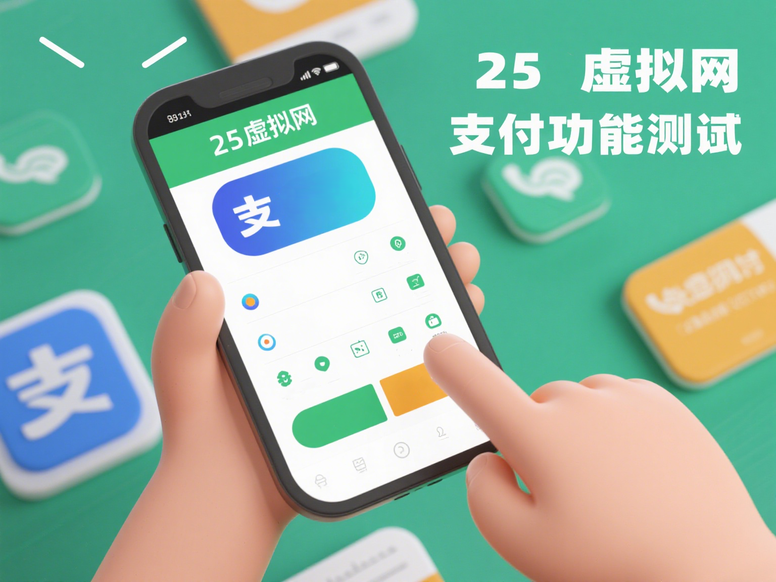 25 虚拟网支付功能测试指南：先小额测试【本页面直接购买】-25虚拟网