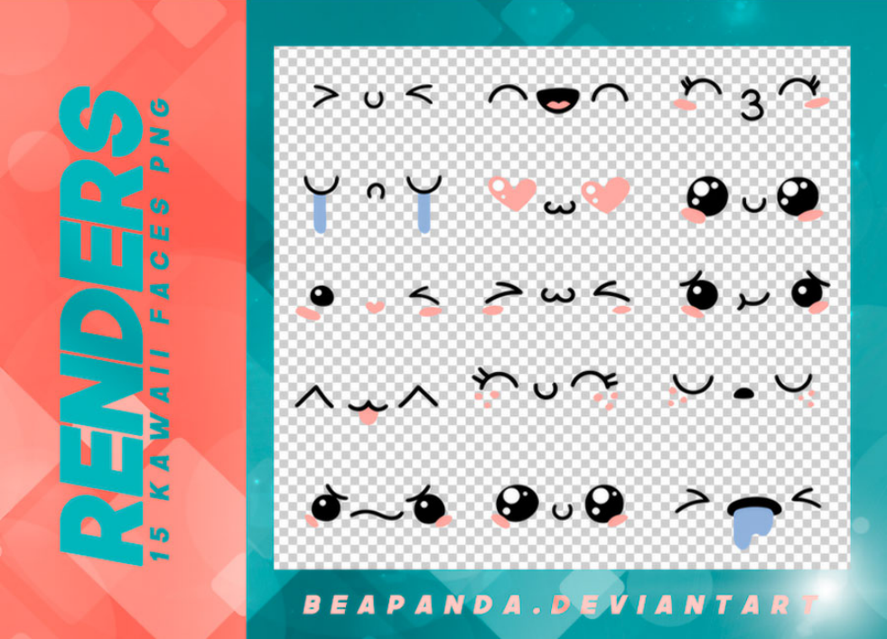 15款可爱的卡通眼睛PS笔刷 - 专业15款可爱的卡通眼睛设计素材,适配Photoshop各类创作场景-25虚拟网