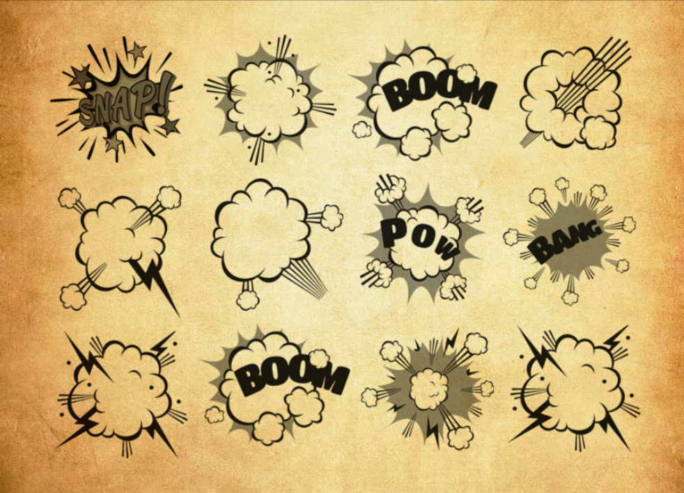 精选20款爆炸特效PS笔刷 - 高品质20款爆炸特效资源，提升设计专业度-25虚拟网