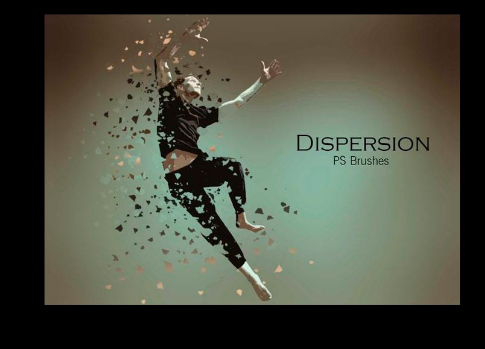 20款碎片装饰效果PS笔刷 - 专业20款碎片装饰效果设计素材，适合Photoshop各类创作场景-25虚拟网