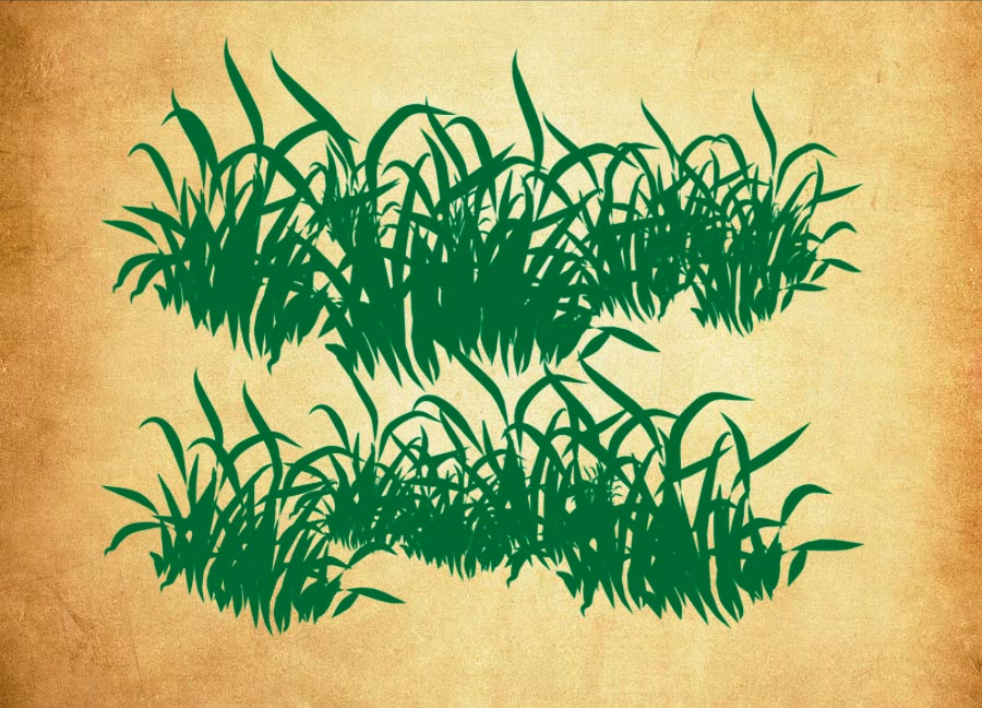 20款高清晰水草装饰PS笔刷 - 精美20款高清晰水草装饰装饰元素，提升设计作品视觉吸引力-25虚拟网