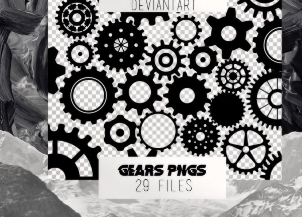 冰淇淋和雪糕装饰PS笔刷资源 - 精选冰淇淋和雪糕装饰元素，适配装饰类设计-25虚拟网