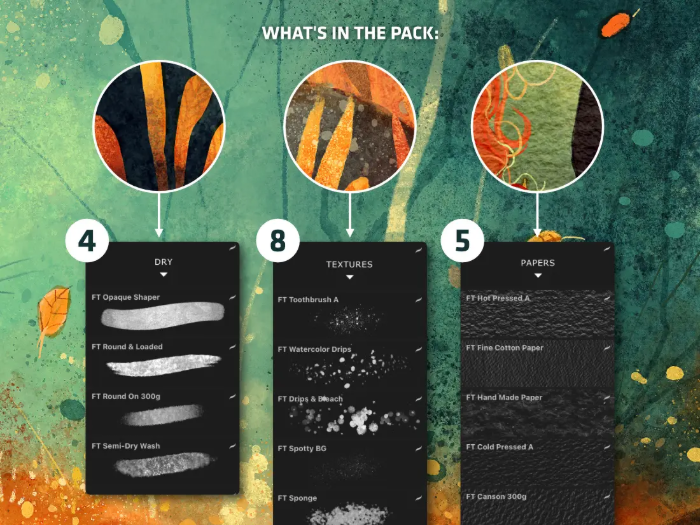 图片[7]-Procreate Magika笔刷包 奇幻风格儿童插画与水彩质感创作数字工具-25虚拟网