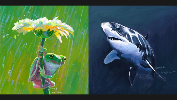 图片[10]-Procreate 丙烯水粉颜料笔刷包 写实风格丙烯质感与色彩创作数字工具-25虚拟网