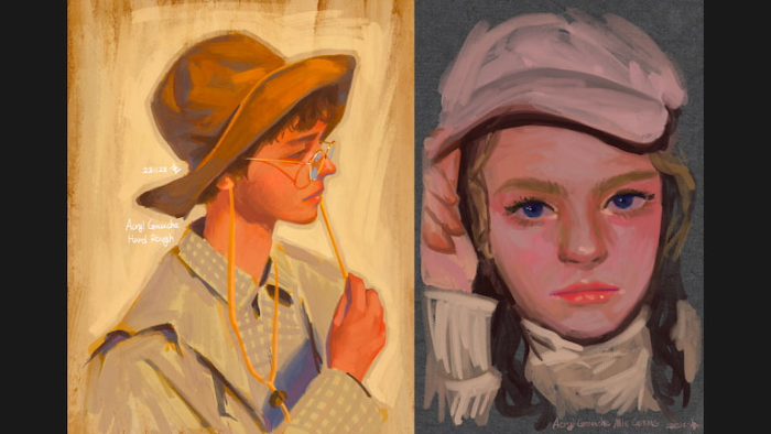 图片[12]-Procreate 丙烯水粉颜料笔刷包 写实风格丙烯质感与色彩创作数字工具-25虚拟网