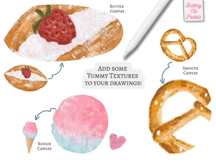 图片[6]-Procreate顺滑油画棒笔刷套装 22支笔刷7张画布 数字绘画创作工具包-25虚拟网