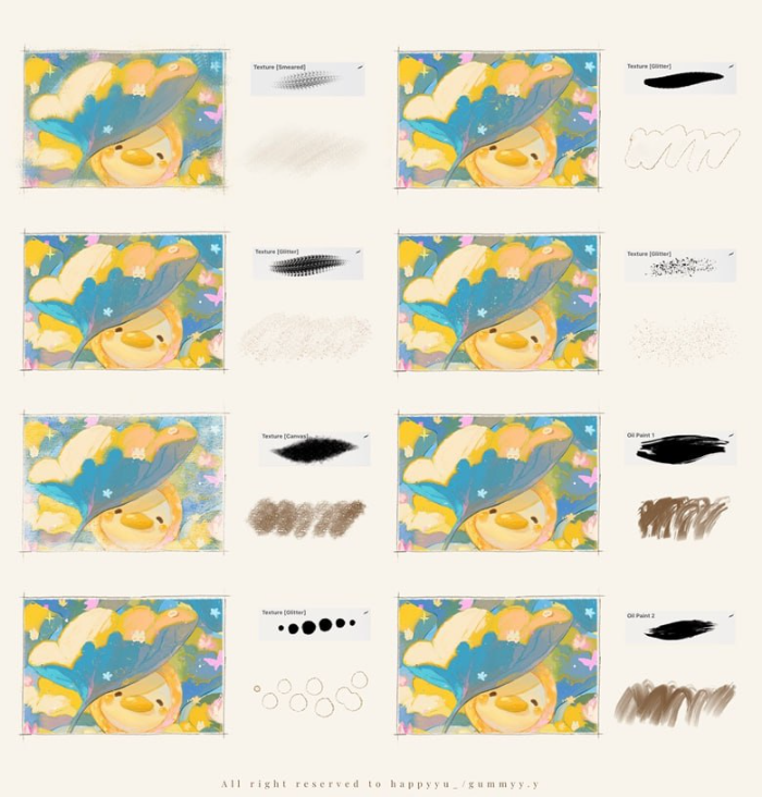 图片[2]-Happyyu Procreate画笔包 25支笔刷 数字绘画创作工具包分享-25虚拟网