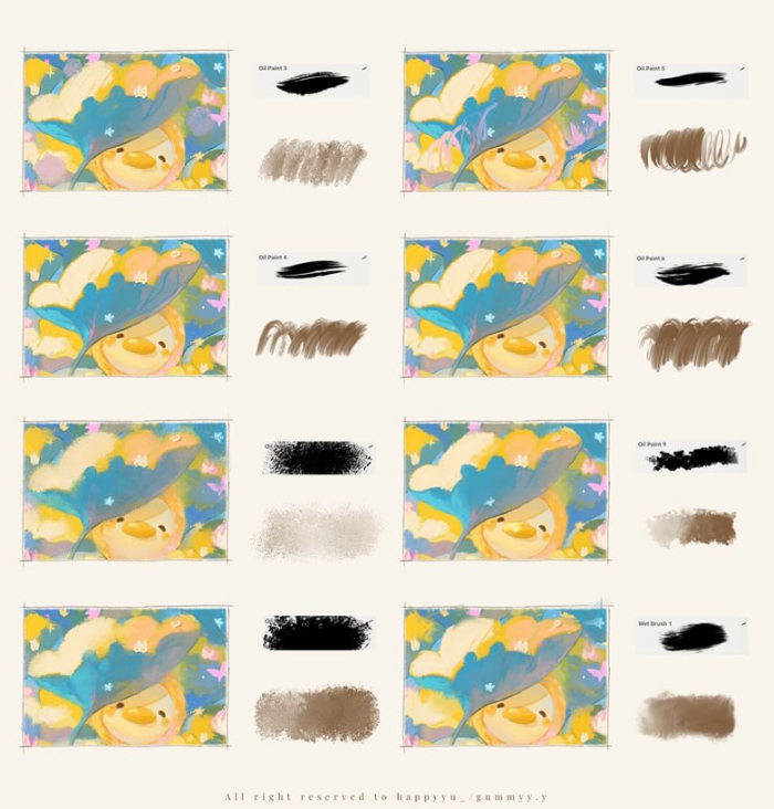 图片[3]-Happyyu Procreate画笔包 25支笔刷 数字绘画创作工具包分享-25虚拟网