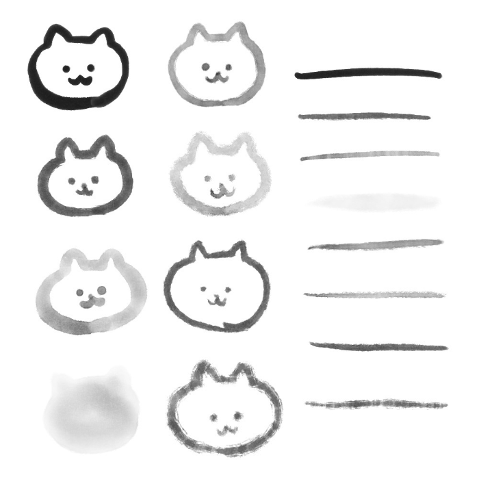 图片[5]-Procreate 和笔笔刷套装 8+2支笔刷 适配水墨风格插画与传统艺术创作-25虚拟网