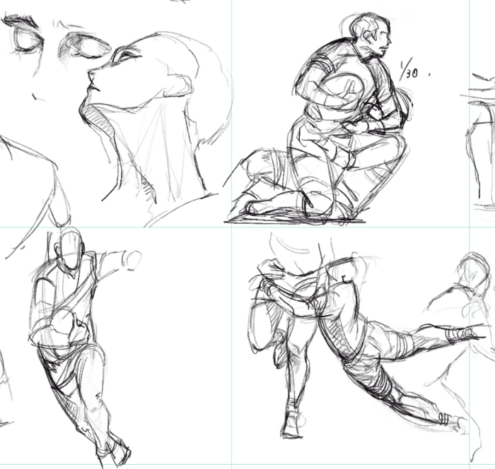 图片[3]-Procreate ザラっきブラシ粗糙笔刷 素描质感表现 适配草稿与结构创作-25虚拟网