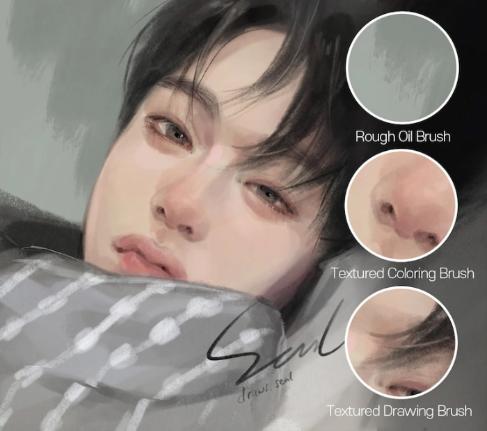 图片[5]-Procreate 质感人像笔刷套装 多维度质感表现 适配人像与细节创作-25虚拟网