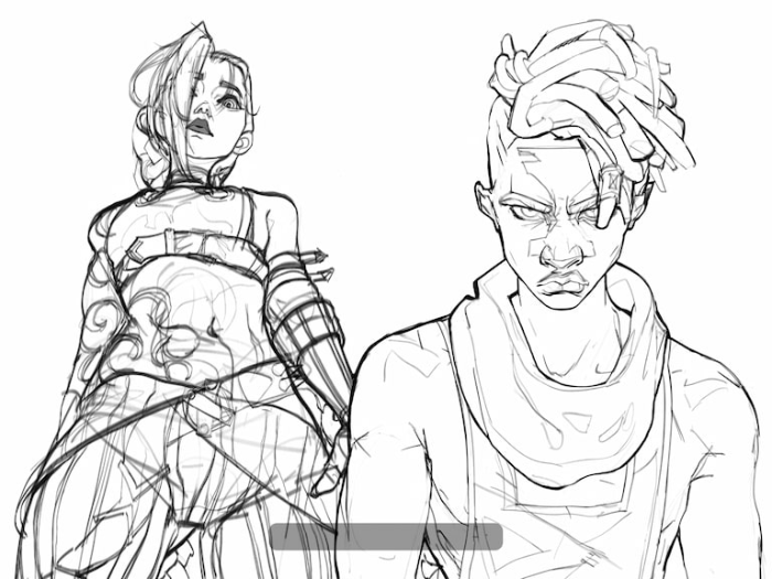 图片[6]-ErgoJosh Procreate草图画笔套装 24支升级笔刷 助力人物速写与创意素描-25虚拟网