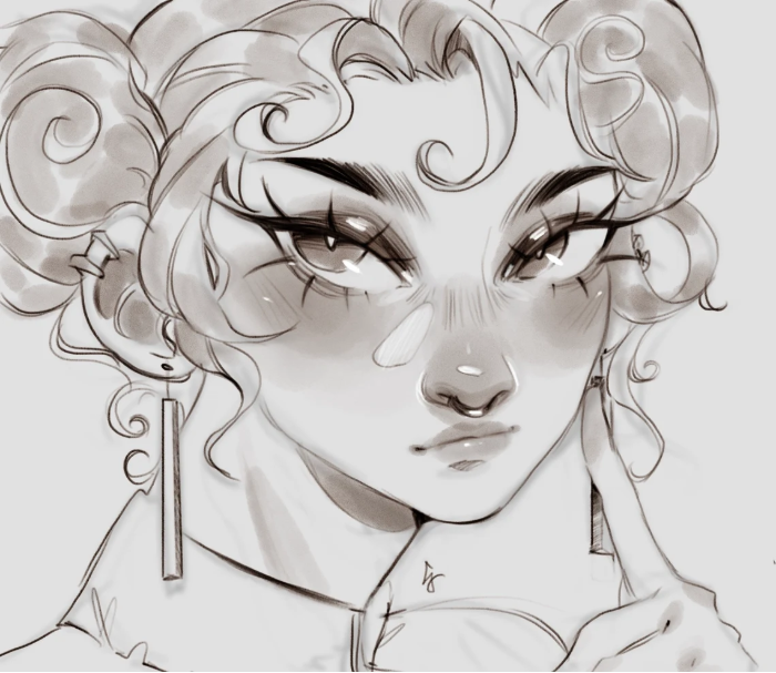 Sazor Procreate柔软铅笔笔刷套装 21支逼真画笔 助力传统风格素描与质感创作-25虚拟网