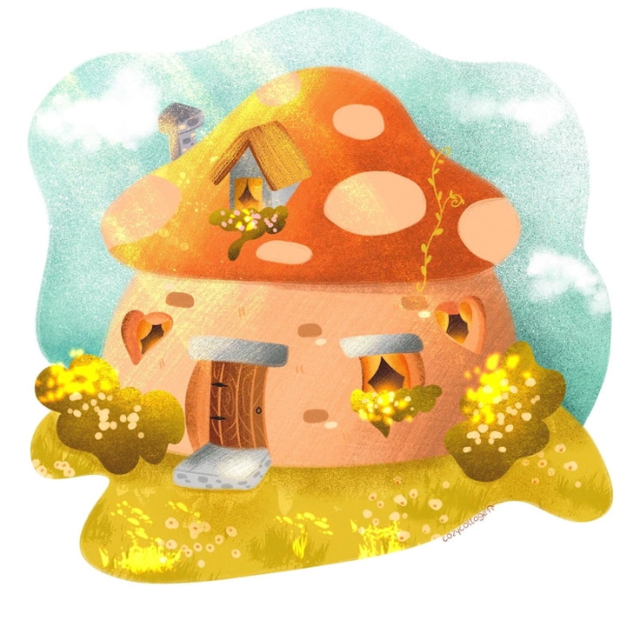 图片[8]-Procreate童趣复古铅笔蜡笔套装 8支特色画笔+4个色卡 助力可爱风与复古质感插画创作-25虚拟网