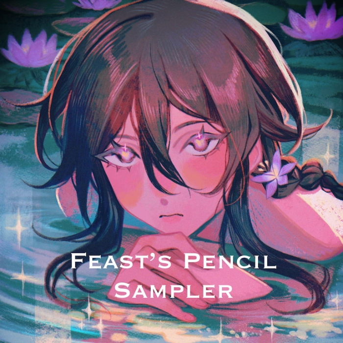 Feast Procreate铅笔套装全套 20支多类型笔刷 助力质感素描与多元风格创作-25虚拟网