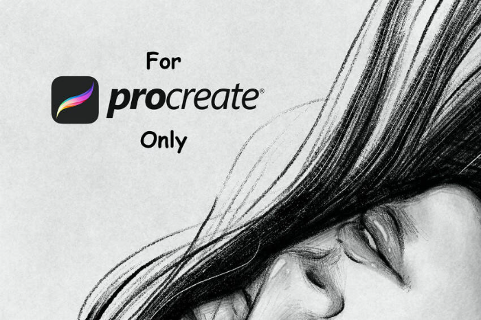 图片[5]-Procreate 20支素描画笔套装 炭笔铅笔双质感 适配专业插画与概念设计-25虚拟网