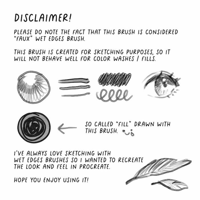 图片[2]-Procreate Puyou’s Faux Wet Edges笔刷 仿湿边质感 适配速写与线条表现-25虚拟网