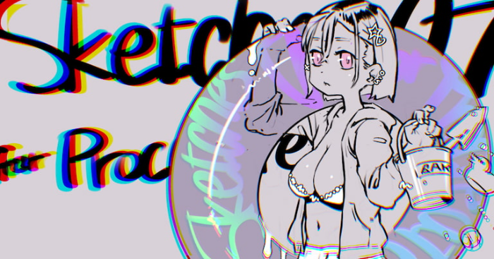 Procreate草稿和涂鸦笔刷套装 4支风格化笔刷 适配草图涂鸦与书法表现-25虚拟网