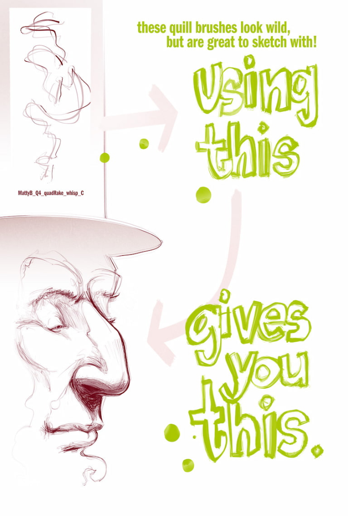 图片[3]-Procreate素描鹅毛笔轻墨水笔刷 风格化线条笔刷 适配创意素描与质感表现-25虚拟网