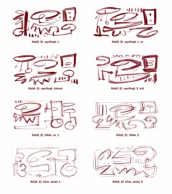 图片[16]-Procreate素描鹅毛笔轻墨水笔刷 风格化线条笔刷 适配创意素描与质感表现-25虚拟网