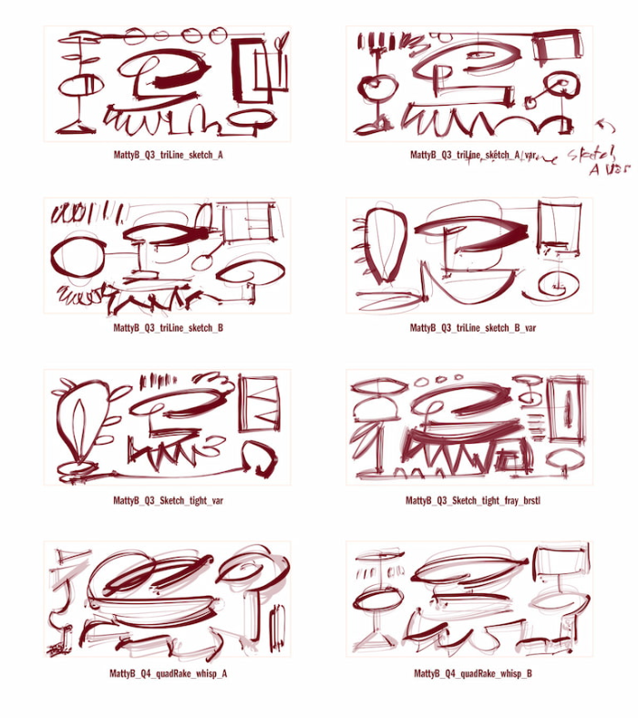 图片[17]-Procreate素描鹅毛笔轻墨水笔刷 风格化线条笔刷 适配创意素描与质感表现-25虚拟网