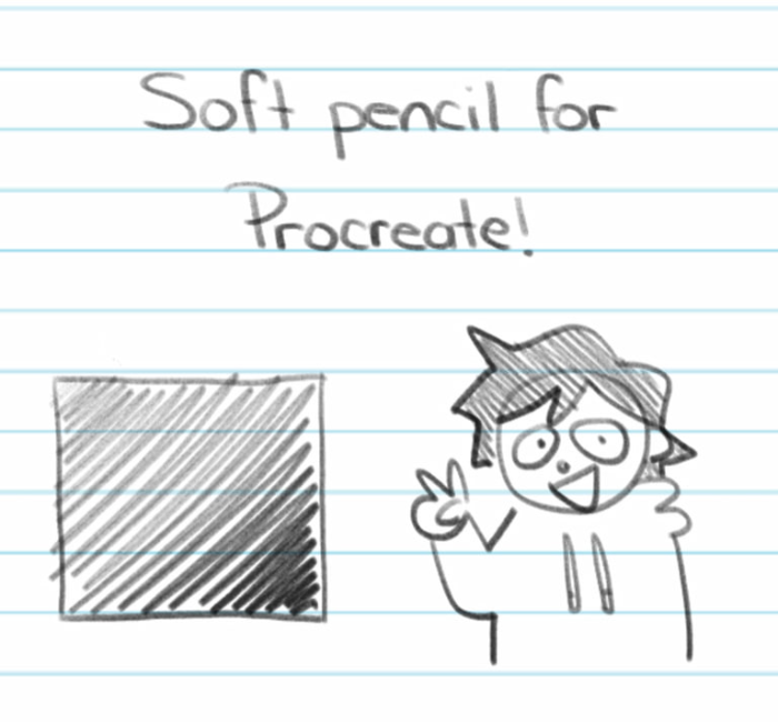 Procreate Niieszhe软铅笔笔刷 仿制Enpitsu铅笔 适配细腻素描与质感表现-25虚拟网