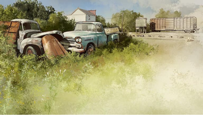 Procreate植物群笔刷套装 植被印章与自然元素创作数字工具-25虚拟网