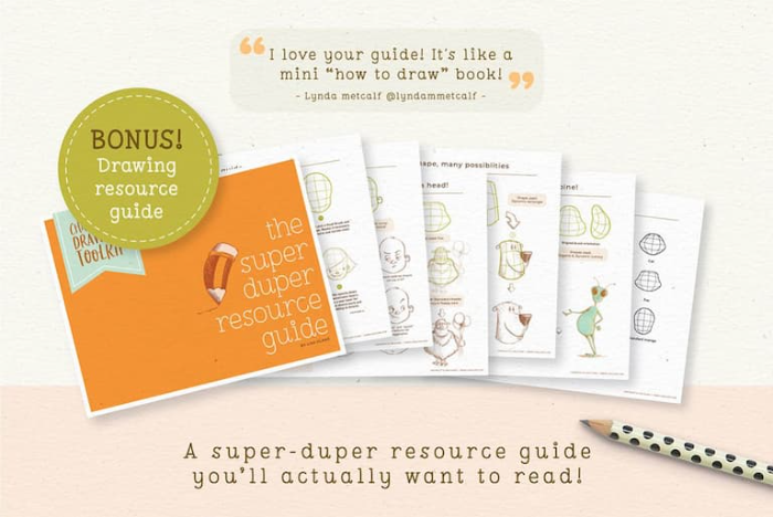 图片[10]-Procreate 卡通角色绘图工具包（辅助线图章笔刷） 卡通风格角色创作与绘图辅助数字工具-25虚拟网