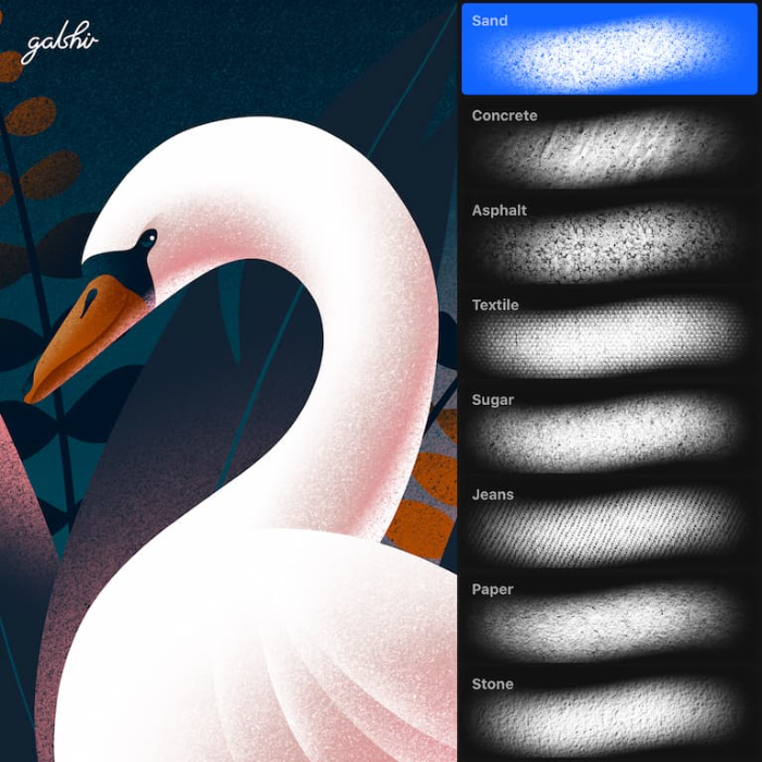 图片[2]-Procreate Gal Shir纹理笔刷套装 写实风格多材质纹理创作数字工具-25虚拟网