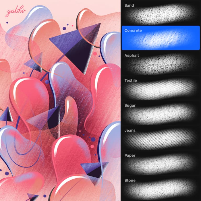图片[3]-Procreate Gal Shir纹理笔刷套装 写实风格多材质纹理创作数字工具-25虚拟网